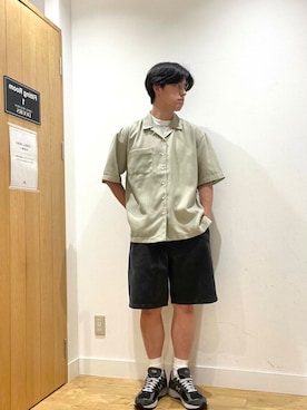 「アーバンリサーチドアーズ」｜柳田倫太郎さん（メンズ・174cm）の夏コーディネート