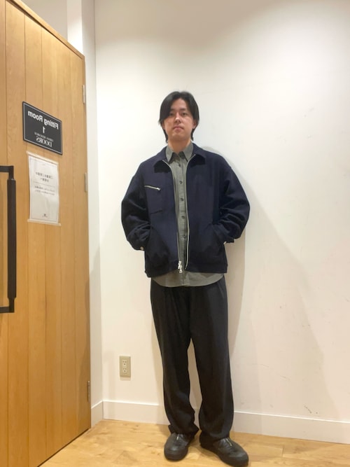 【NAVY】FORK&SPOON ウールショートブルゾン セール】FORK&SPOON ウールショートブルゾン（ブルゾン）｜FORK&SPOON