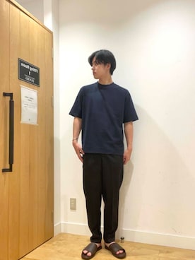 「アーバンリサーチドアーズ」｜柳田倫太郎さん（メンズ・174cm）の夏コーディネート