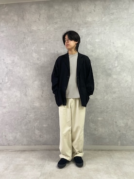 柳田倫太郎さん（メンズ・174cm）の春コーディネート