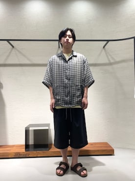 柳田倫太郎さん(メンズ・174cm)の夏コーディネート