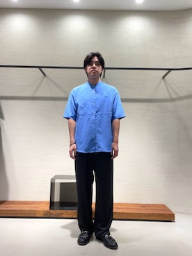 柳田倫太郎さん（メンズ・174cm）の夏コーディネート