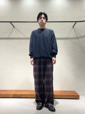 「URBAN RESEARCH DOORS」｜柳田倫太郎さん（メンズ・174cm）の秋コーディネート