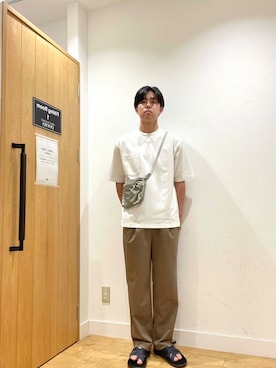 柳田倫太郎さん（メンズ・174cm）の夏コーディネート