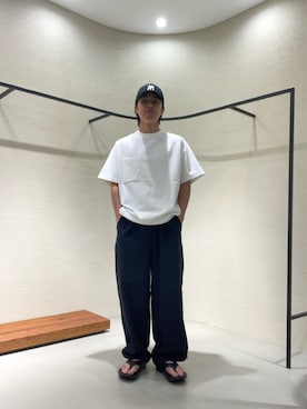 柳田倫太郎さん（メンズ・174cm）の夏コーディネート