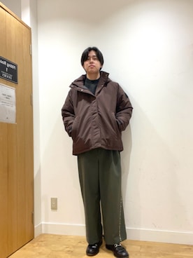 柳田倫太郎さん（メンズ・174cm）の冬コーディネート