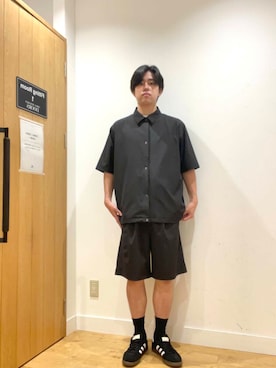 「アーバンリサーチドアーズ」｜柳田倫太郎さん（メンズ・174cm）の夏コーディネート