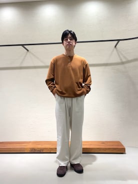 柳田倫太郎さん(メンズ・174cm)の秋コーディネート