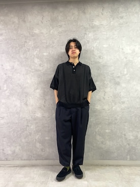柳田倫太郎さん（メンズ・174cm）の春コーディネート