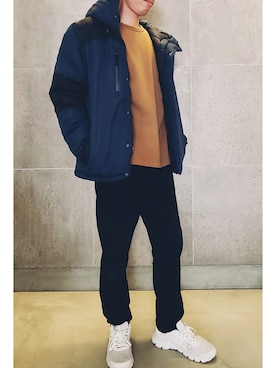 「DISCOAT（ディスコート）のアイテム（ジャケット/アウター）」を使った、🇮🇹Daichan🇮🇹さん（メンズ・170cm）の冬コーディネート