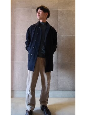 「URBAN RESEARCH（アーバンリサーチ）のアイテム（トレンチコート）」を使った、🇮🇹Daichan🇮🇹さん（メンズ・170cm）の冬コーディネート
