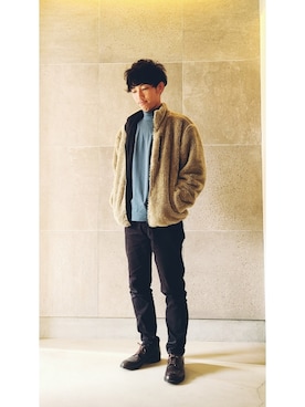 「アイテム（ブルゾン）」を使った、🇮🇹Daichan🇮🇹さん（メンズ・170cm・30代）の冬コーディネート
