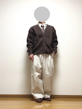「アイテム（チノパンツ）」を使った、Lok1さん（メンズ・168cm・20代）の秋コーディネート