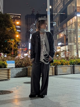 「アイテム（テーラードジャケット）」を使った、takuma≯さん（メンズ・164cm・10代）の秋コーディネート