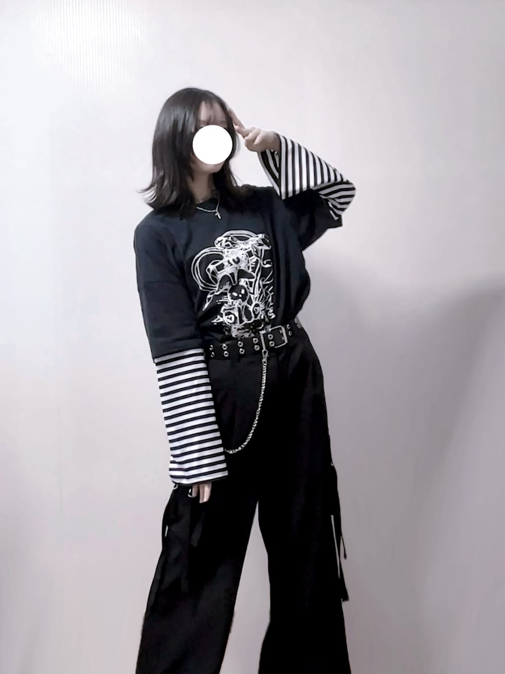 ブラックカーゴパンツ EXAMPLE qP2fiVph.jpg