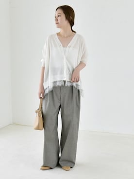 関田さん(レディース・160cm)の夏コーディネート
