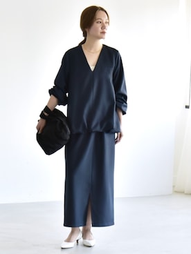 関田さん（レディース・160cm）の冬コーディネート