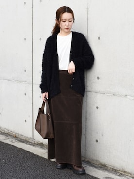関田さん（レディース・160cm）の冬コーディネート
