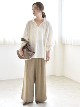 関田さん（レディース・160cm）の冬コーディネート