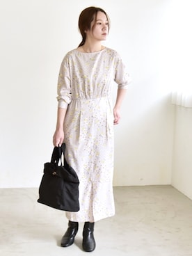 関田さん（レディース・160cm）の冬コーディネート