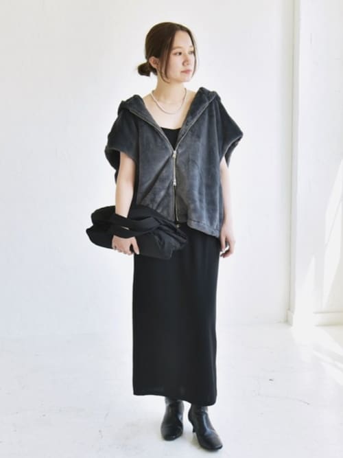 セール】quaranciel:〈手洗い可能〉カット ジョーゼット サイド ライン