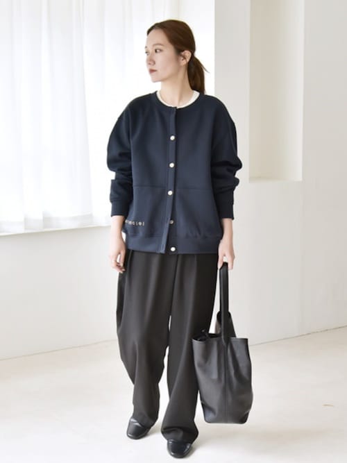 quaranciel: ワンハンドル バケツ トート バッグ（A4対応）（トート