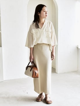 関田さん(レディース・160cm)の夏コーディネート