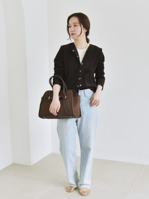 quaranciel カーディガン quaranciel:「洗濯機可能」ポリエステル