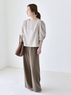 関田さん(レディース・160cm)の春コーディネート