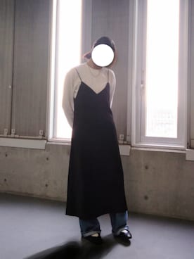 「UNIQLO（ユニクロ）のアイテム（ワンピース）」を使った、iiimomochiiiさん（レディース・164cm）の秋コーディネート