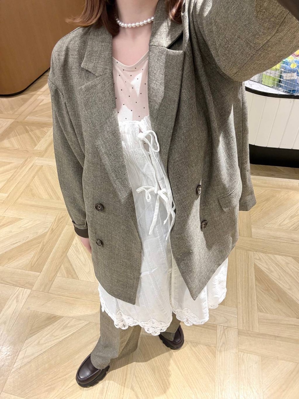 aika(LOWRYS FARM イオンモール松本)|LOWRYS FARMのテーラードジャケットを使ったコーディネート - WEAR