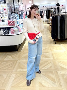 「Me%（ミィパーセント）のアイテム」を使った、aikaさん（レディース・160cm）の春コーディネート