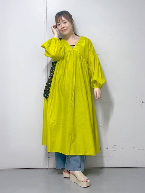 セール】ボイルギャザーワンピース 451917（ワンピース）｜LOWRYS FARM