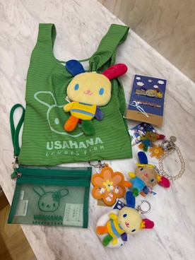 「LOWRYS FARM（ローリーズファーム）の【サンリオキャラクターズ】ヌイキーホルダー8 647243/GOODS（キーホルダー、その他）」を使った、aikaさん（レディース・160cm）の春コーディネート