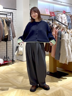 「大人女子カジュアル_LOWRYS FARM」｜aikaさん（レディース・160cm）の冬コーディネート