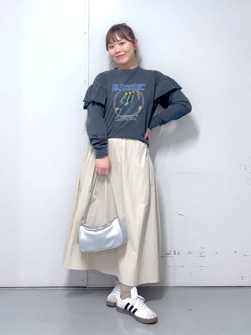 トップス ECO LOWRYS FARM tシャツ フリルバンドTLS 308680 レディース
