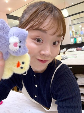 「LOWRYS FARM（ローリーズファーム）の【mojojojo】ぬいキーチャーム2  1042295/GOODS（キーホルダー、その他）」を使った、aikaさん（レディース・160cm）の秋コーディネート