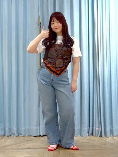 LOWRYS FARM デニムセットアップ　完売品　✴︎新品未使用 LOWRYS FARM 東京スカイツリータウン・ソラマチaikaさんのデニムパンツ