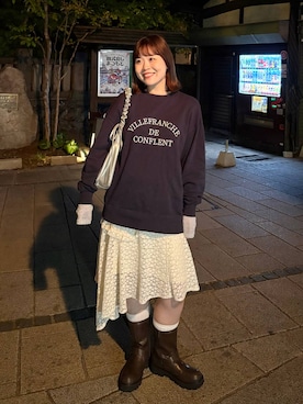 aikaさん（レディース・160cm）の秋コーディネート