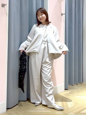 「アイテム（つなぎ/オールインワン）」を使った、aikaさん（レディース・160cm）の冬コーディネート