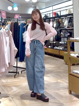「アイテム（パンツ）」を使った、aikaさん（レディース・160cm・20代）の夏コーディネート