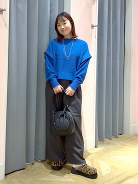 「ウエストゴム」｜aikaさん（レディース・160cm）の秋コーディネート