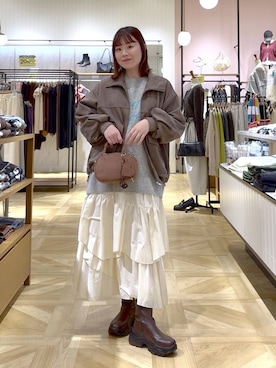 「ウエストゴム」｜aikaさん（レディース・160cm）の秋コーディネート