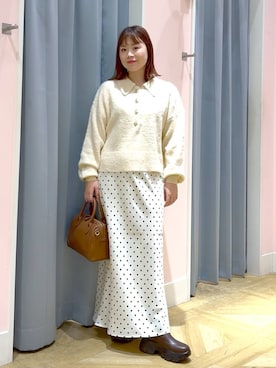 「LOWRYS FARM（ローリーズファーム）のアイテム（ブーツ）」を使った、aikaさん（レディース・160cm）の秋コーディネート