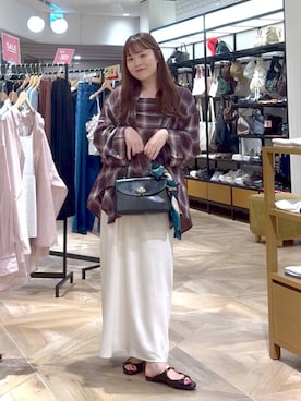 「アイテム（バンダナ/スカーフ）」を使った、aikaさん（レディース・160cm）の夏コーディネート