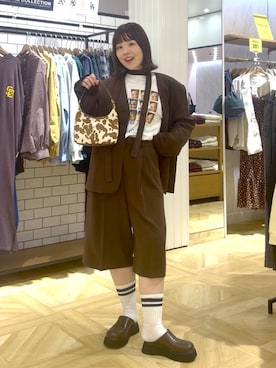 「ハーフパンツ」｜aikaさん（レディース・160cm・20代）の秋コーディネート