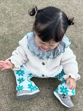 「アイテム（ファッション雑貨）」を使った、07hikari30さん（キッズ・80cm）の秋コーディネート