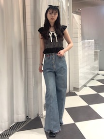 未開封　jouetie リボンステッチフリルビスチェ トップス リボンステッチフリルビスチェ【セットアップ対応】[品番