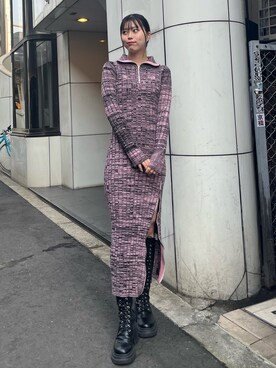 MIUさん（レディース・162cm）の冬コーディネート
