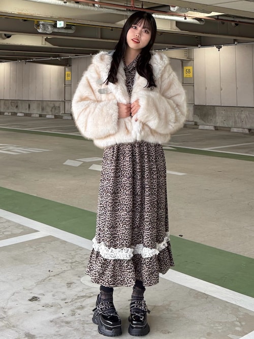 ラッフルフリルロングワンピース（ワンピース）｜jouetie（ジュエティ